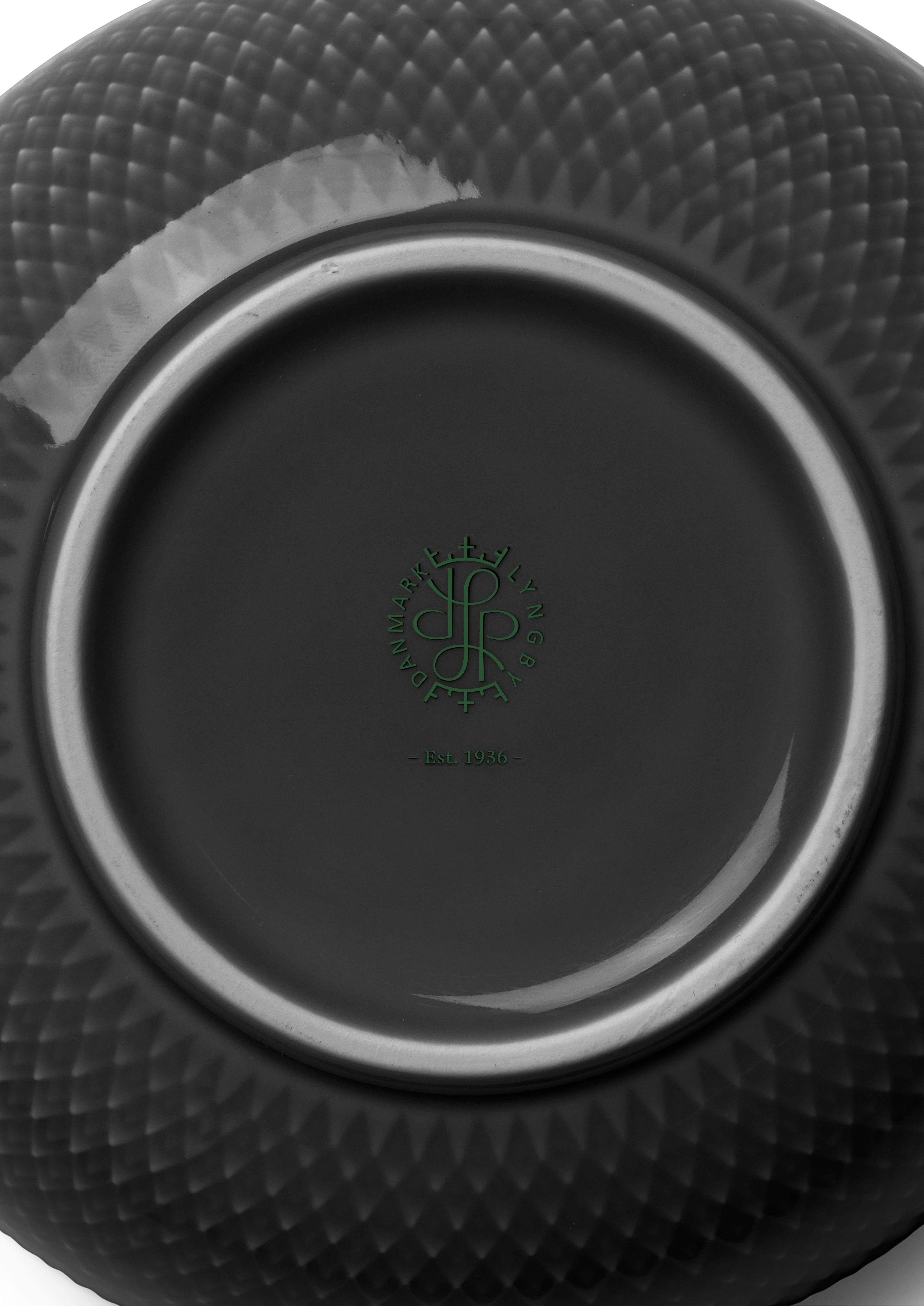 Bowl Ø11 cm from Lyngby Porcelæn in Slate color, made of Ceramics