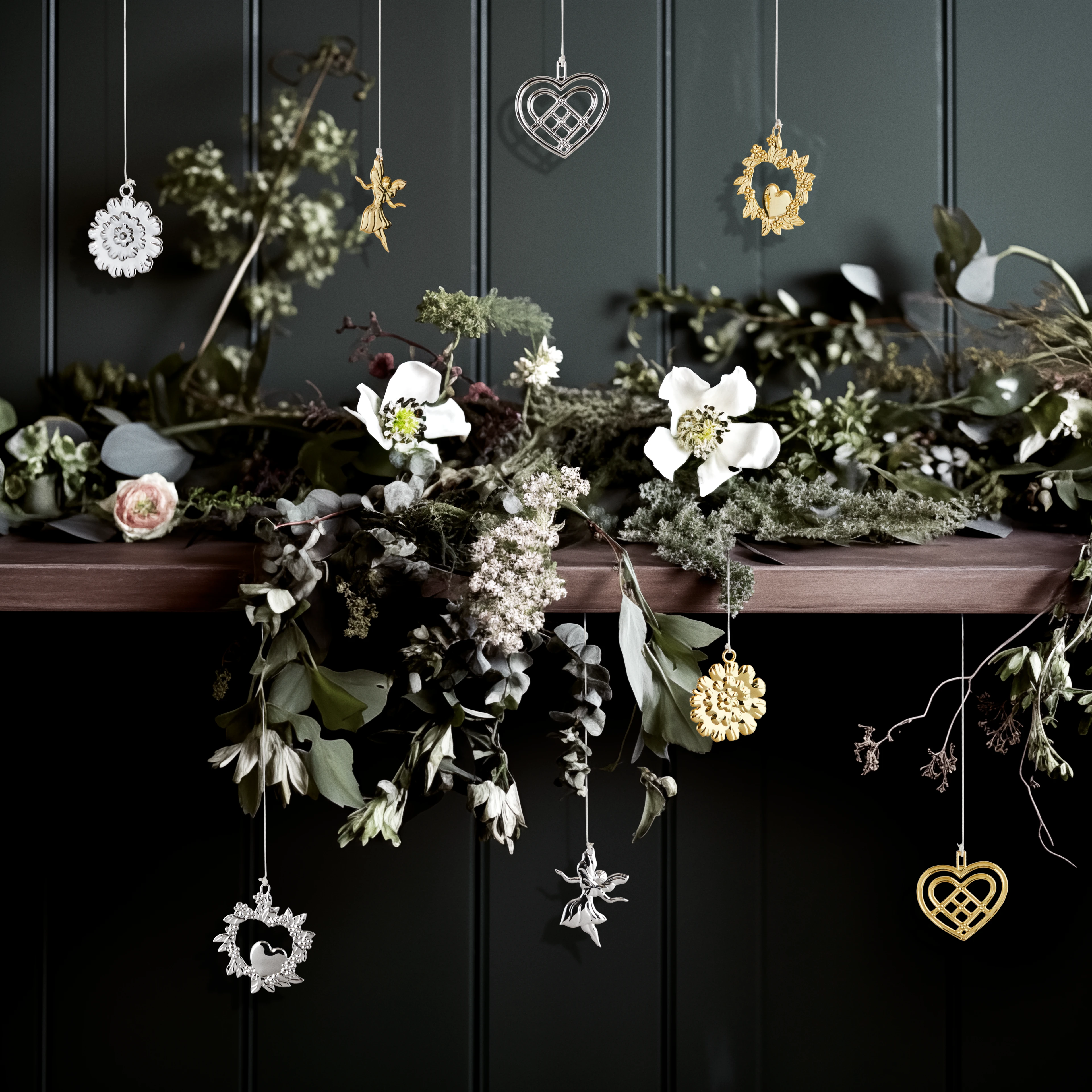 Vilt hjärta H8 från Rosendahl i färgen Försilvrad, tillverkad av Metall