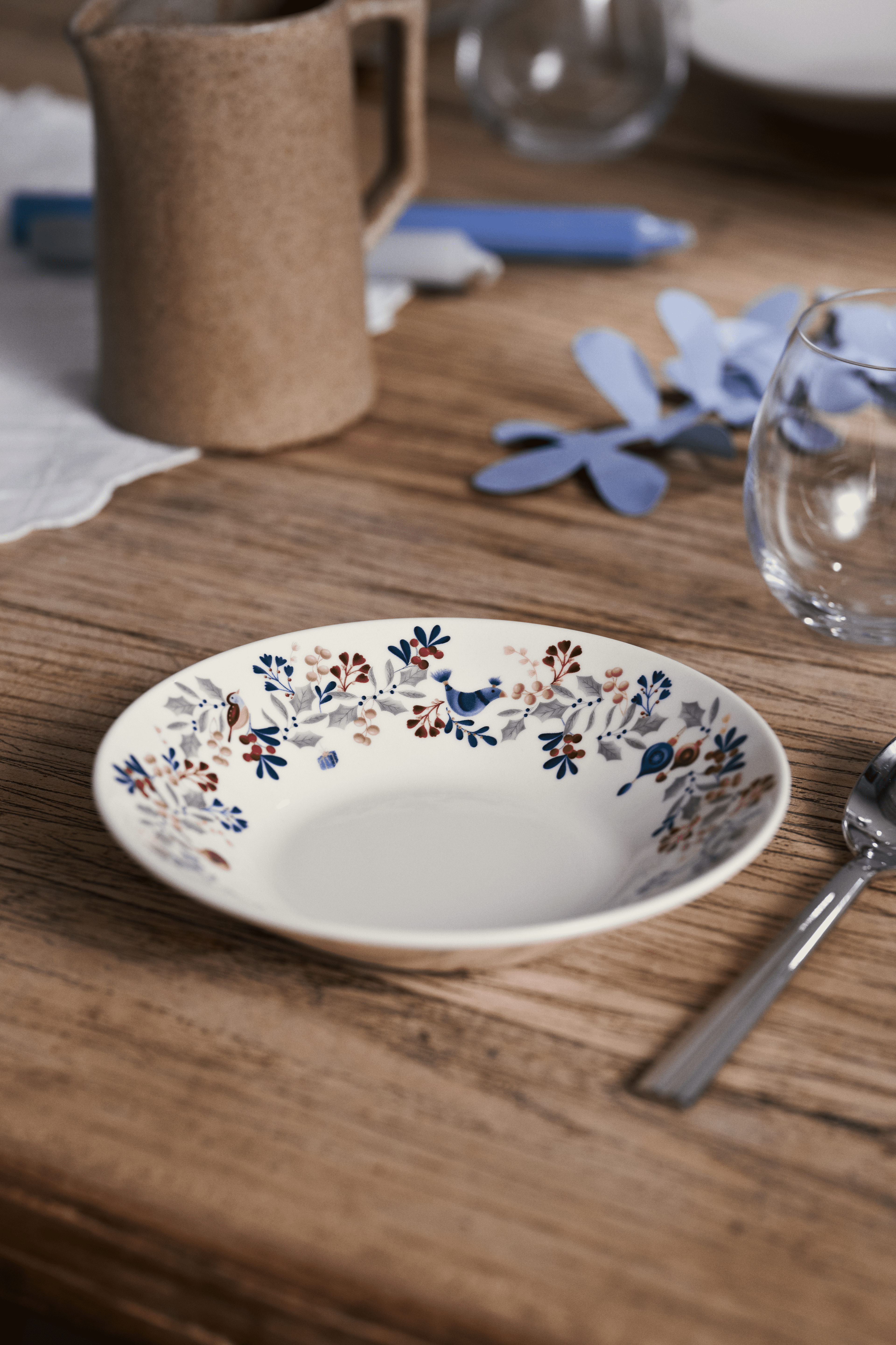 Rosendahl Bowl Ø19 cm in White w. deco