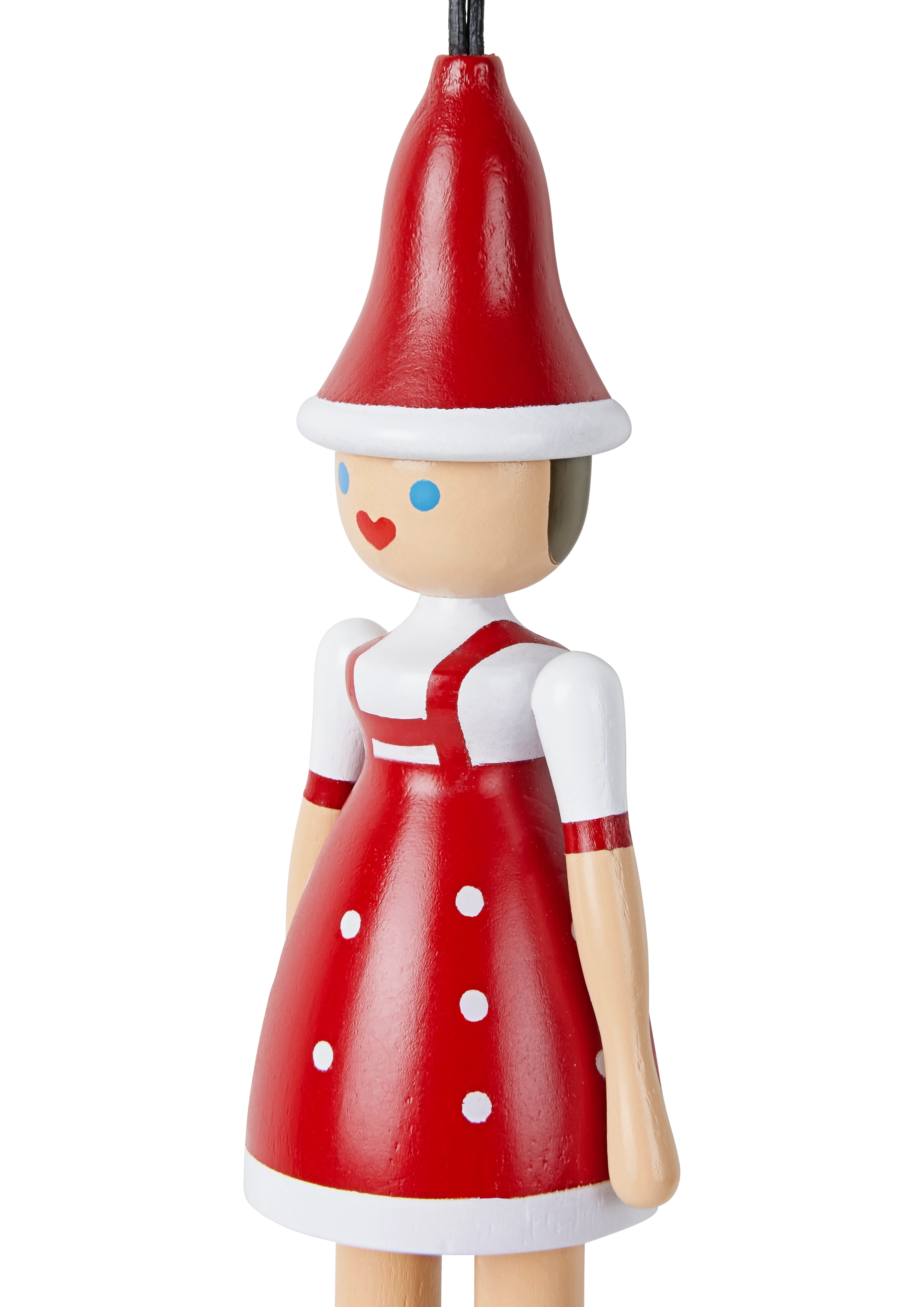 Julepynt, Jule-Ole og Jule-Lise fra Kay Bojesen i fargen Rød/Blå/Hvit, laget av Tre