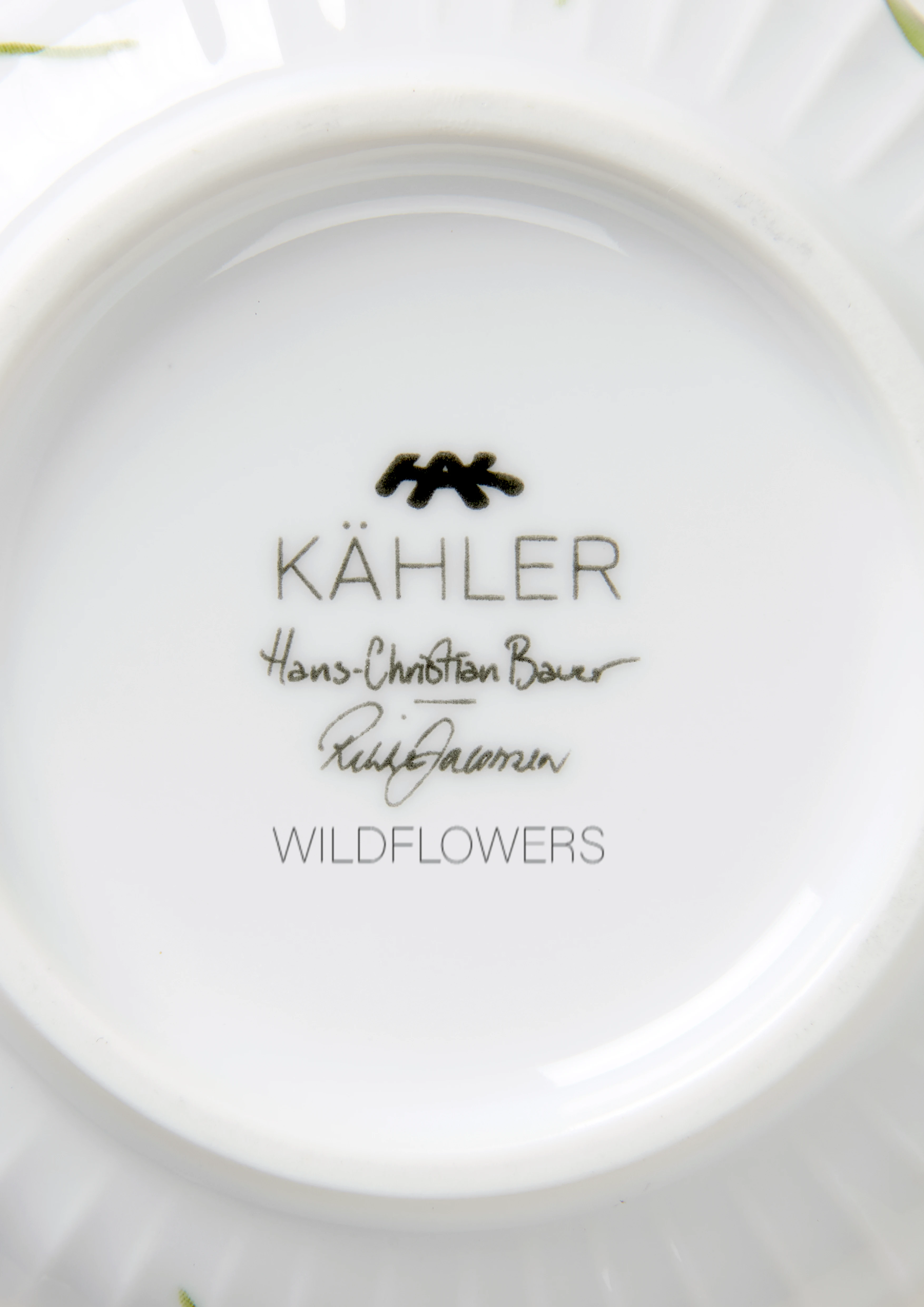 Bowl Ø12 cm from Kähler  in Wild flowers color, made of Ceramics
