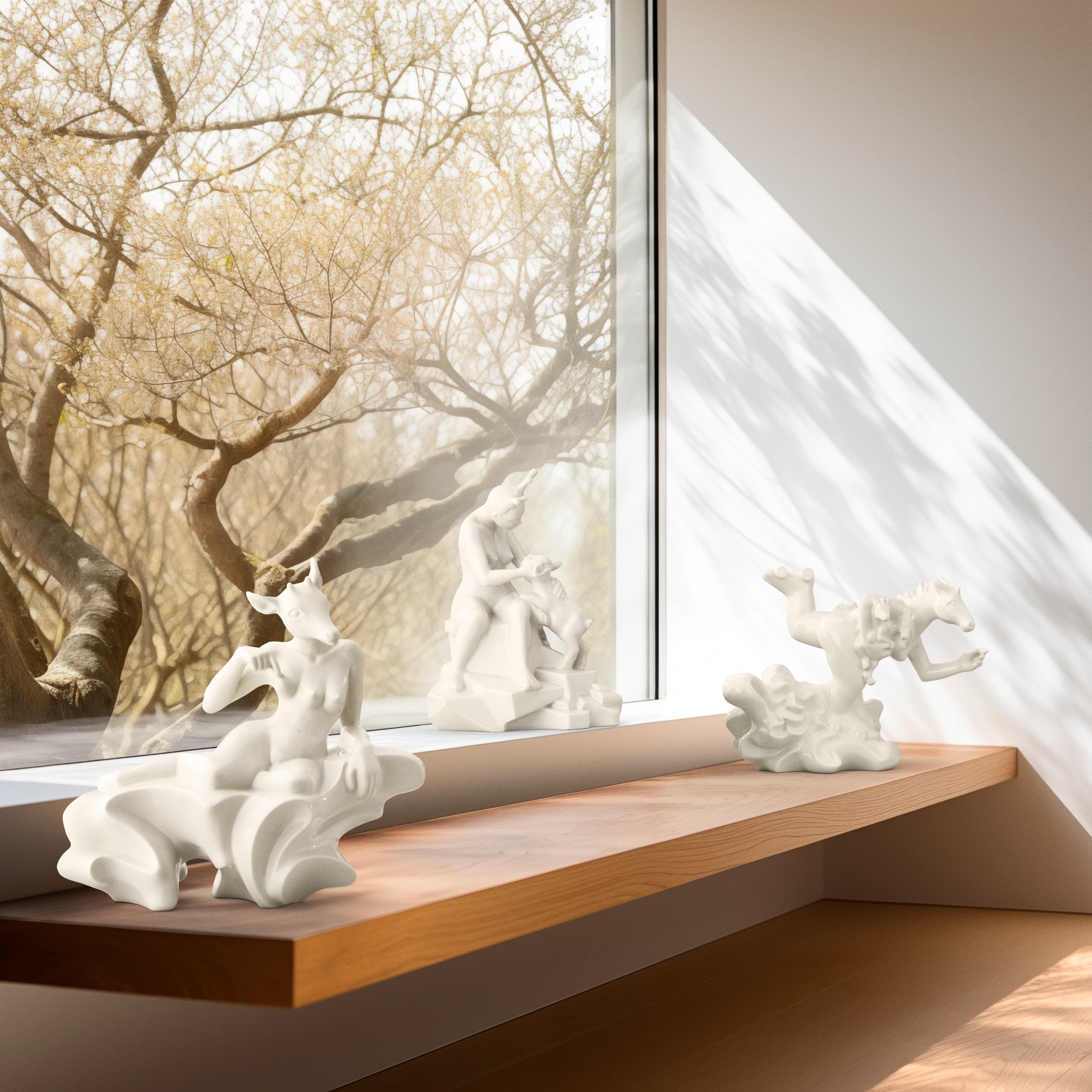 Love in Motion from Kähler  in White color, made of Ceramics