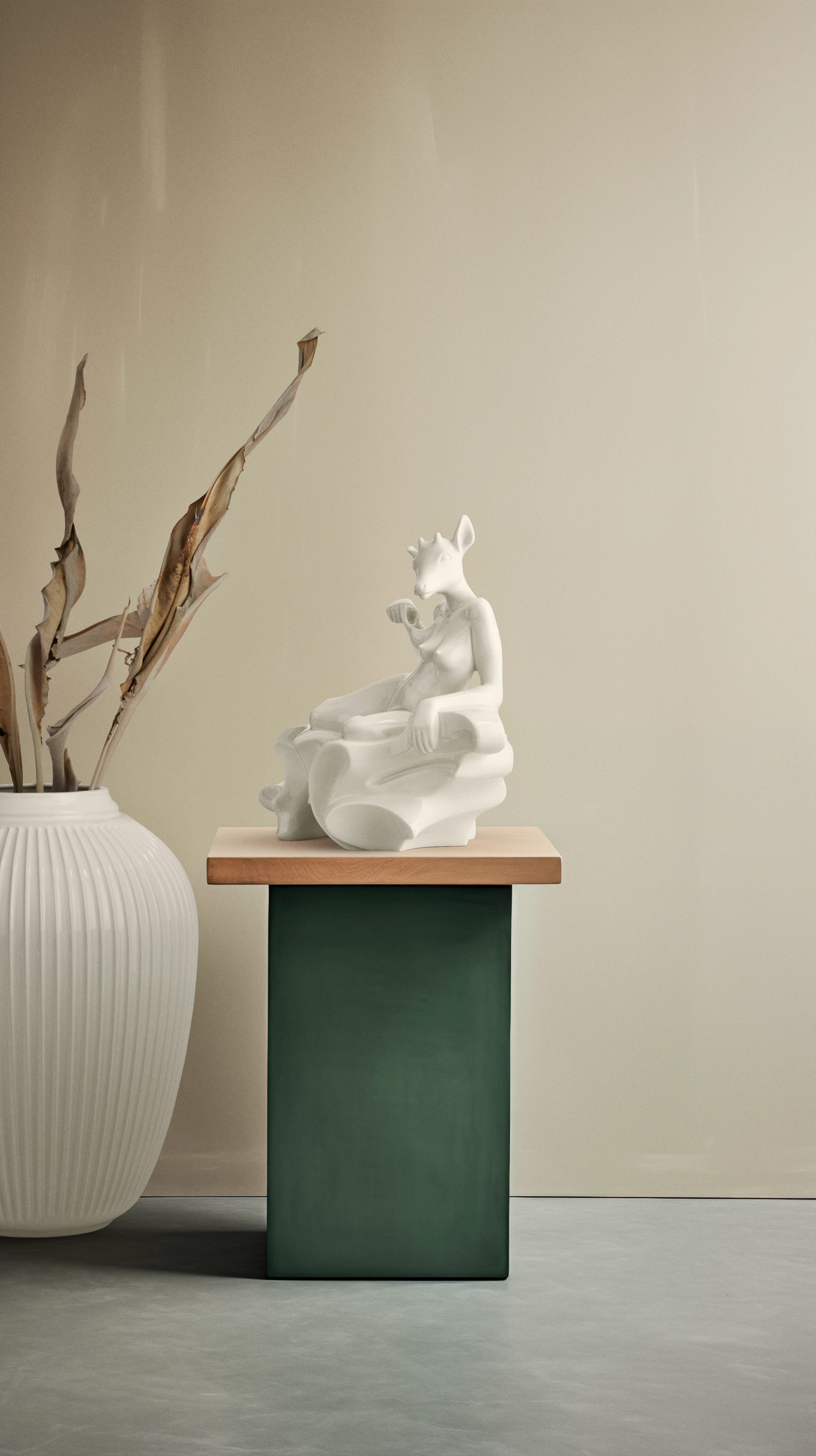 Happiness from Kähler in White color, made of Ceramics