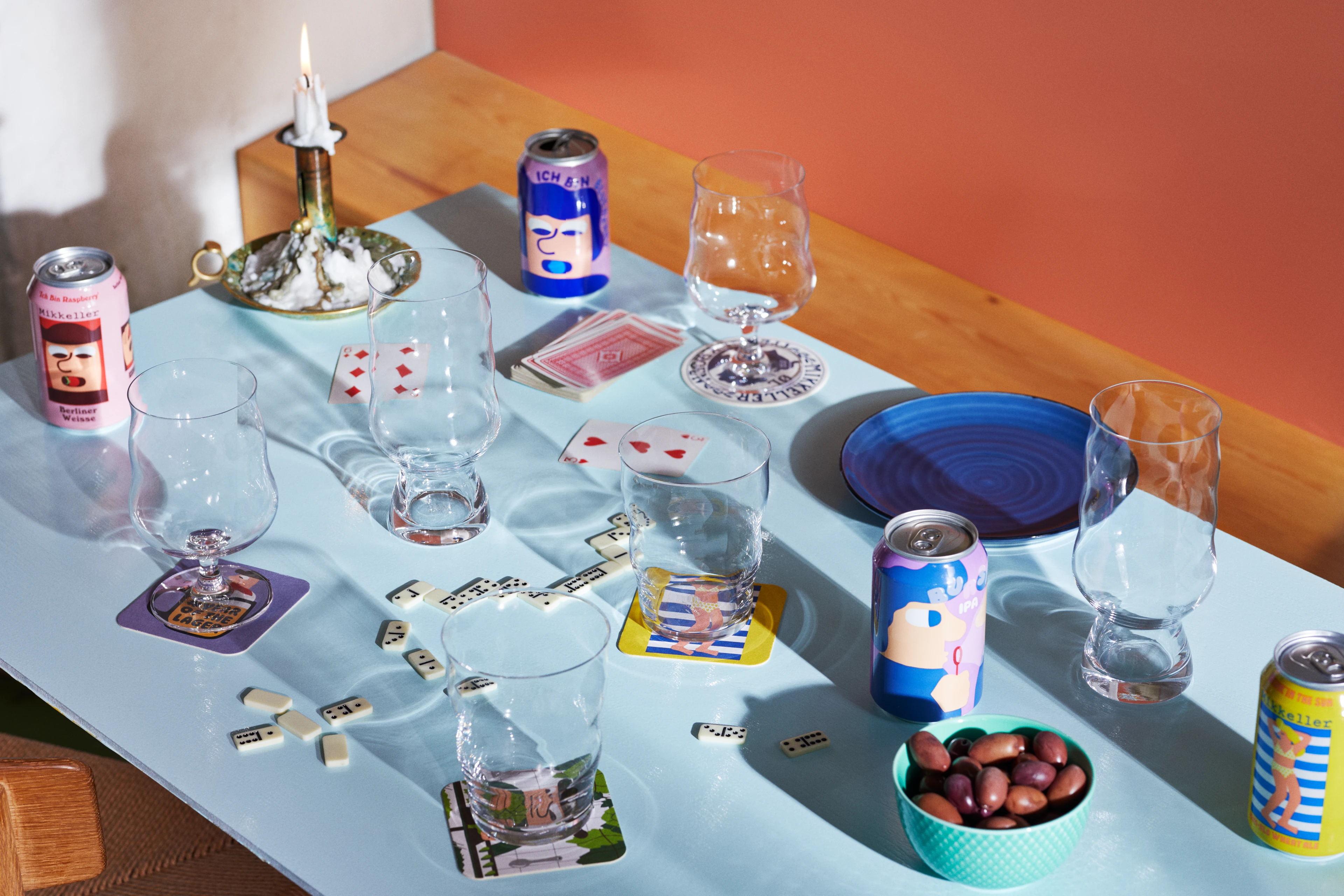 Universal Ølglass 40 cl 2 stk. fra Holmegaard i fargen Klar, laget av Glass