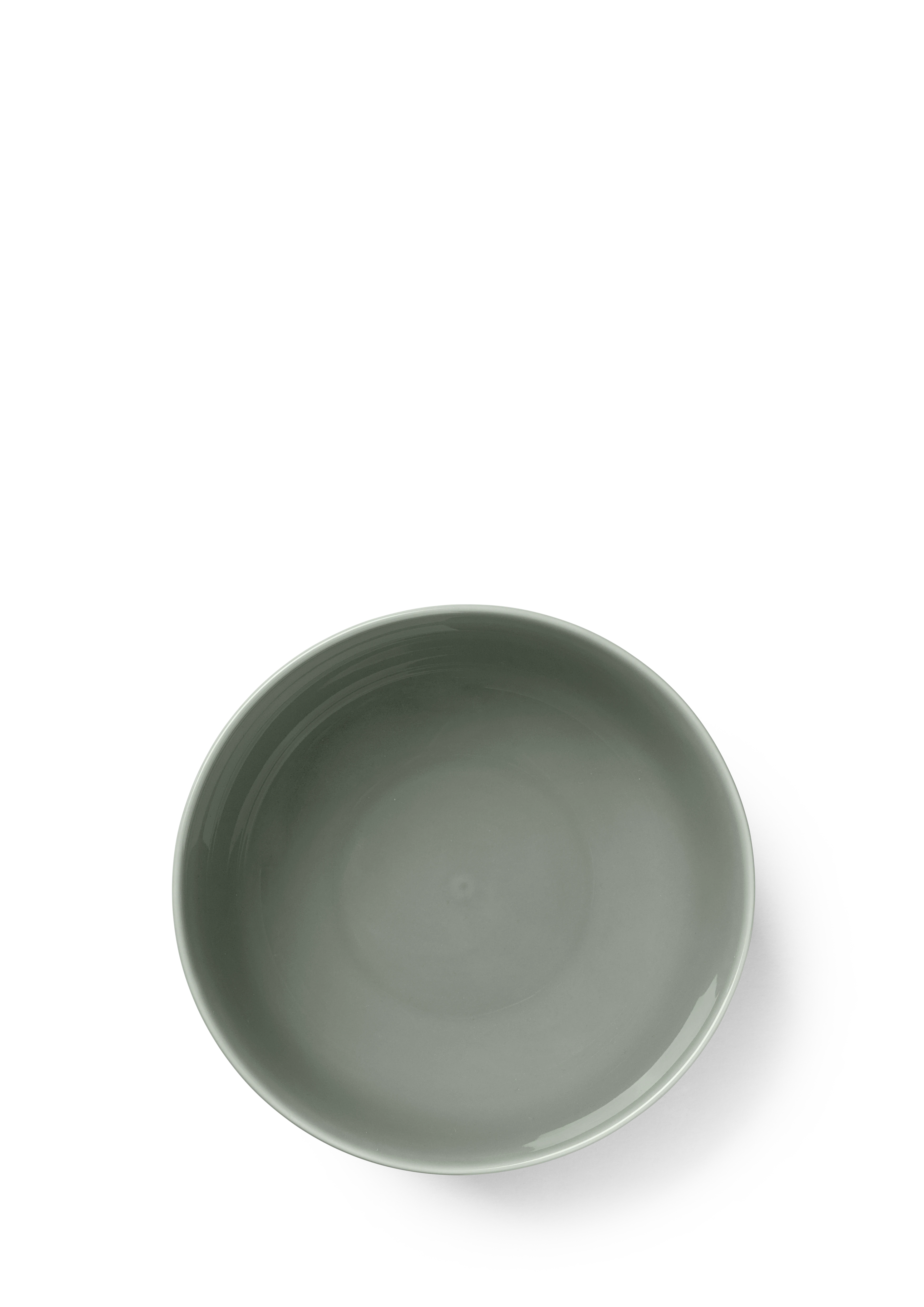 Bowl Ø13 cm from Lyngby Porcelæn in Moss color, made of Ceramics