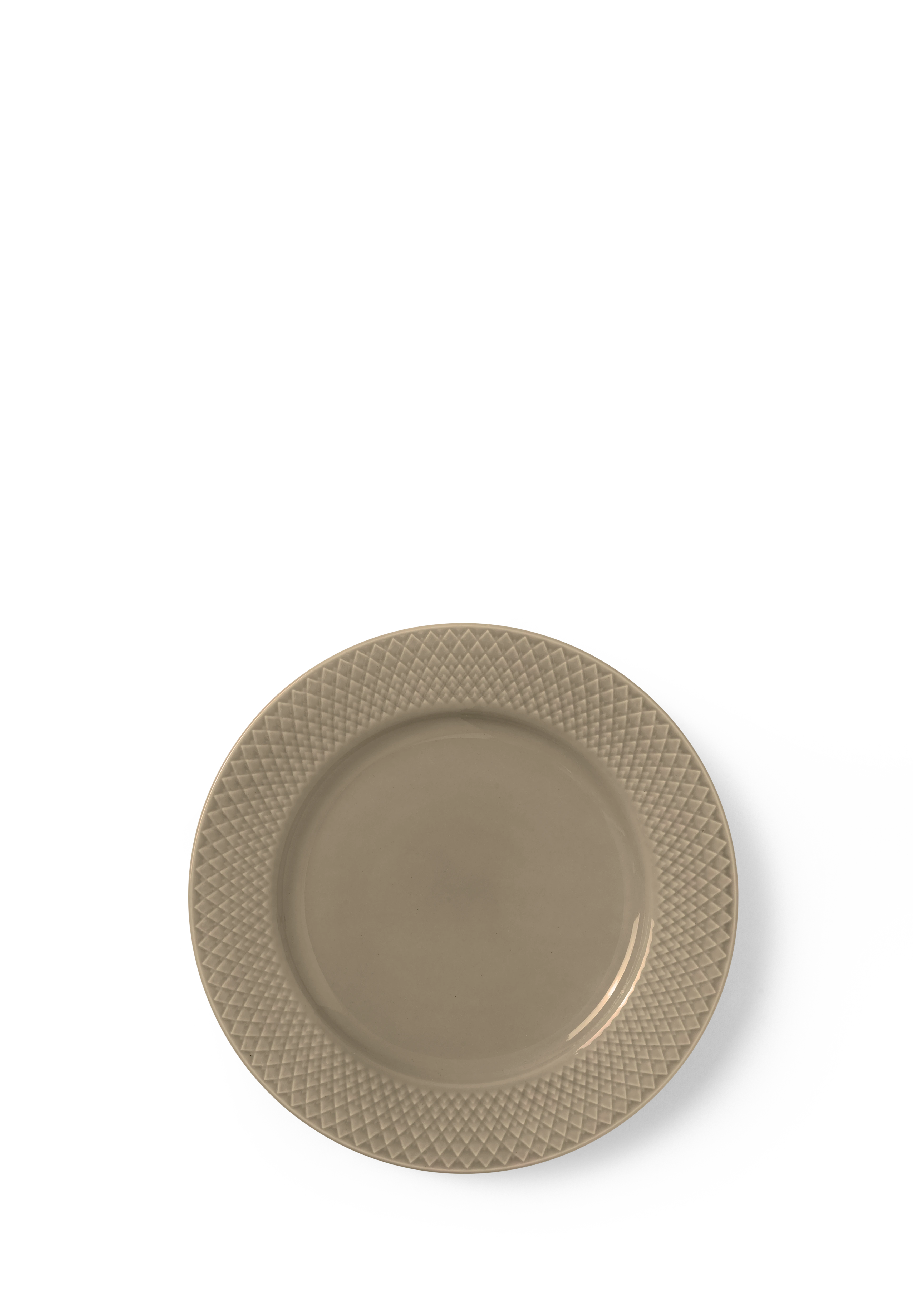 Lunch plate Ø23 cm from Lyngby Porcelæn in Clay color, made of Ceramics