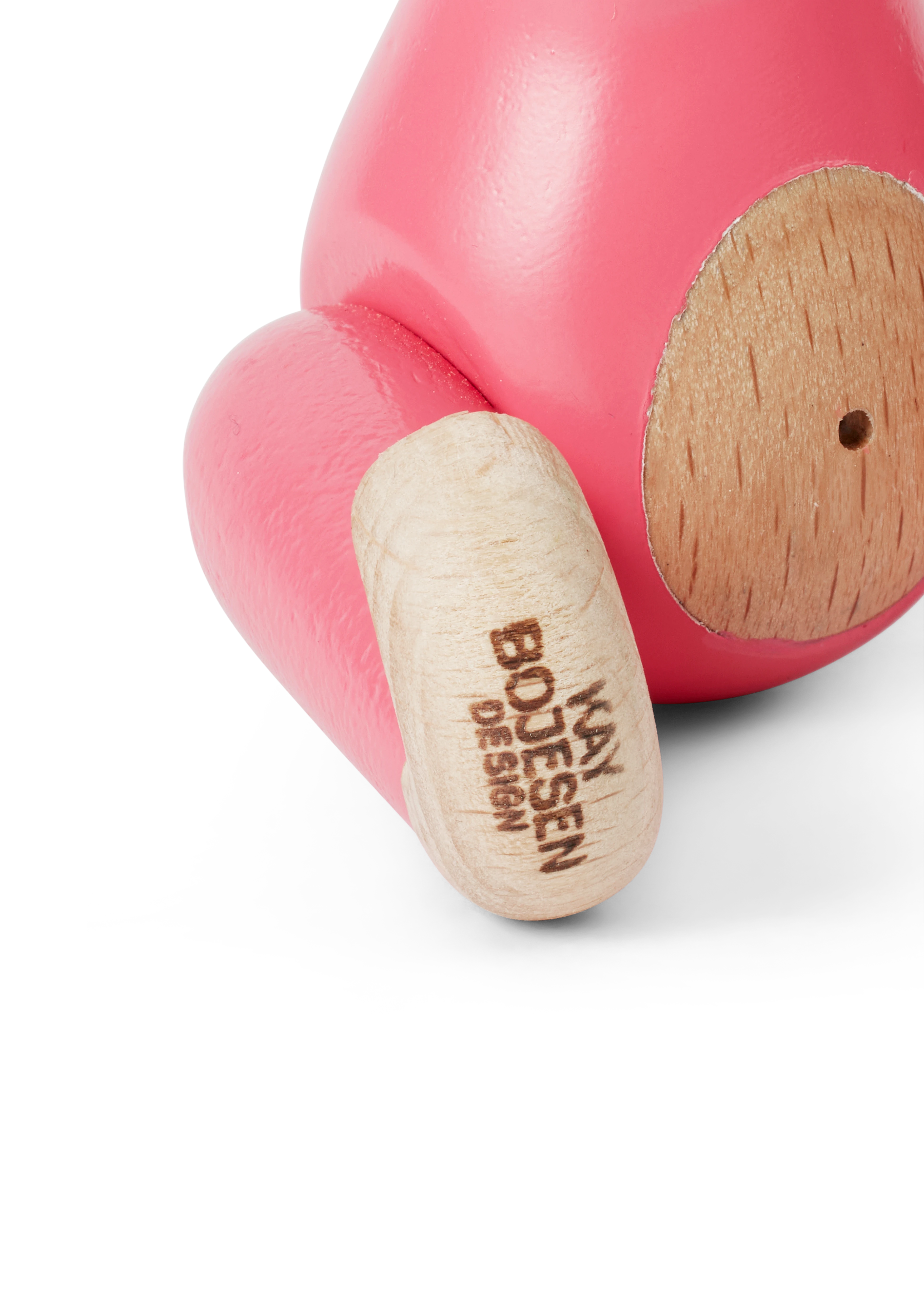 Monkey mini from Kay Bojesen in Pink color, made of Wood