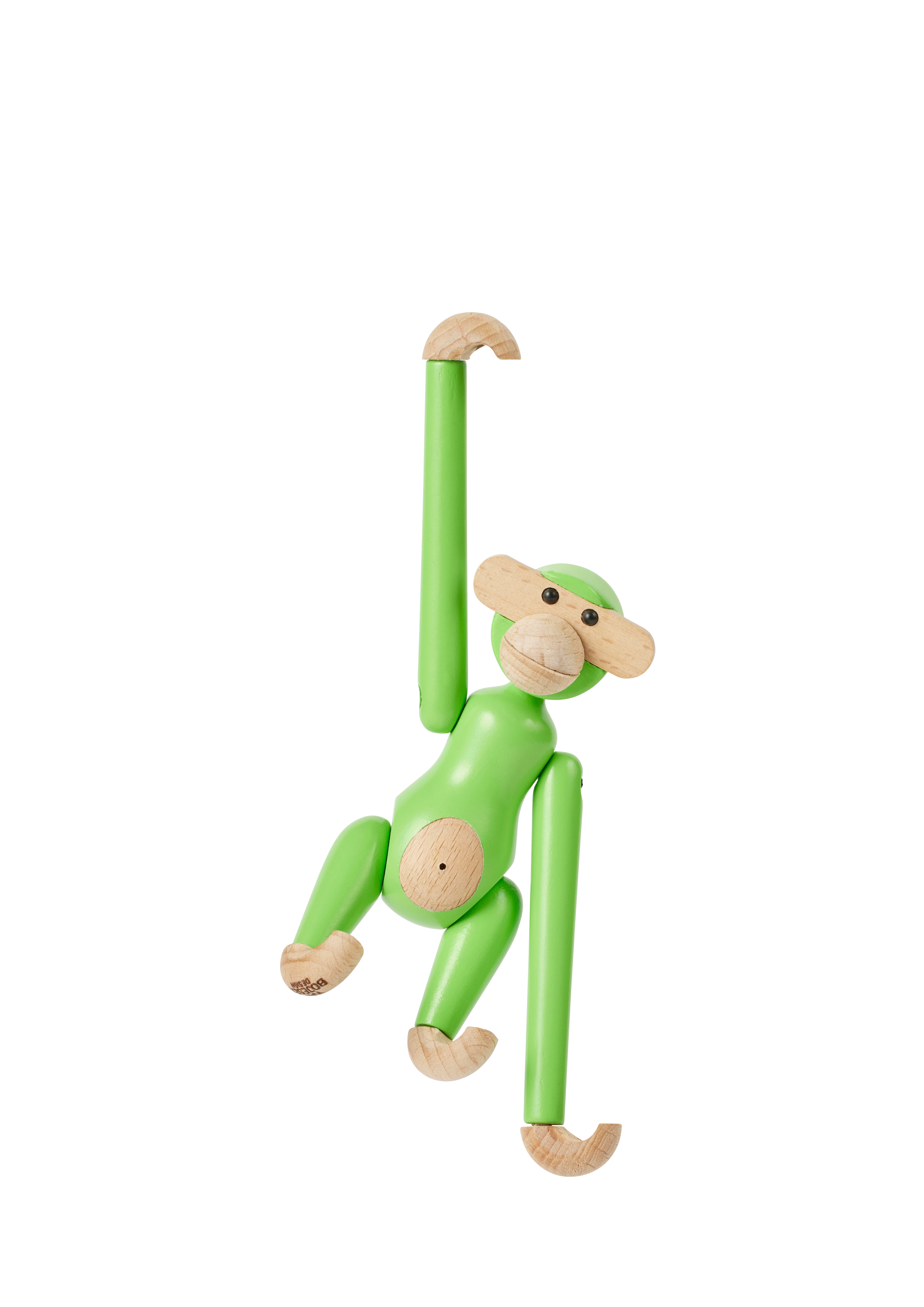 Monkey mini from Kay Bojesen in Light green color, made of Wood