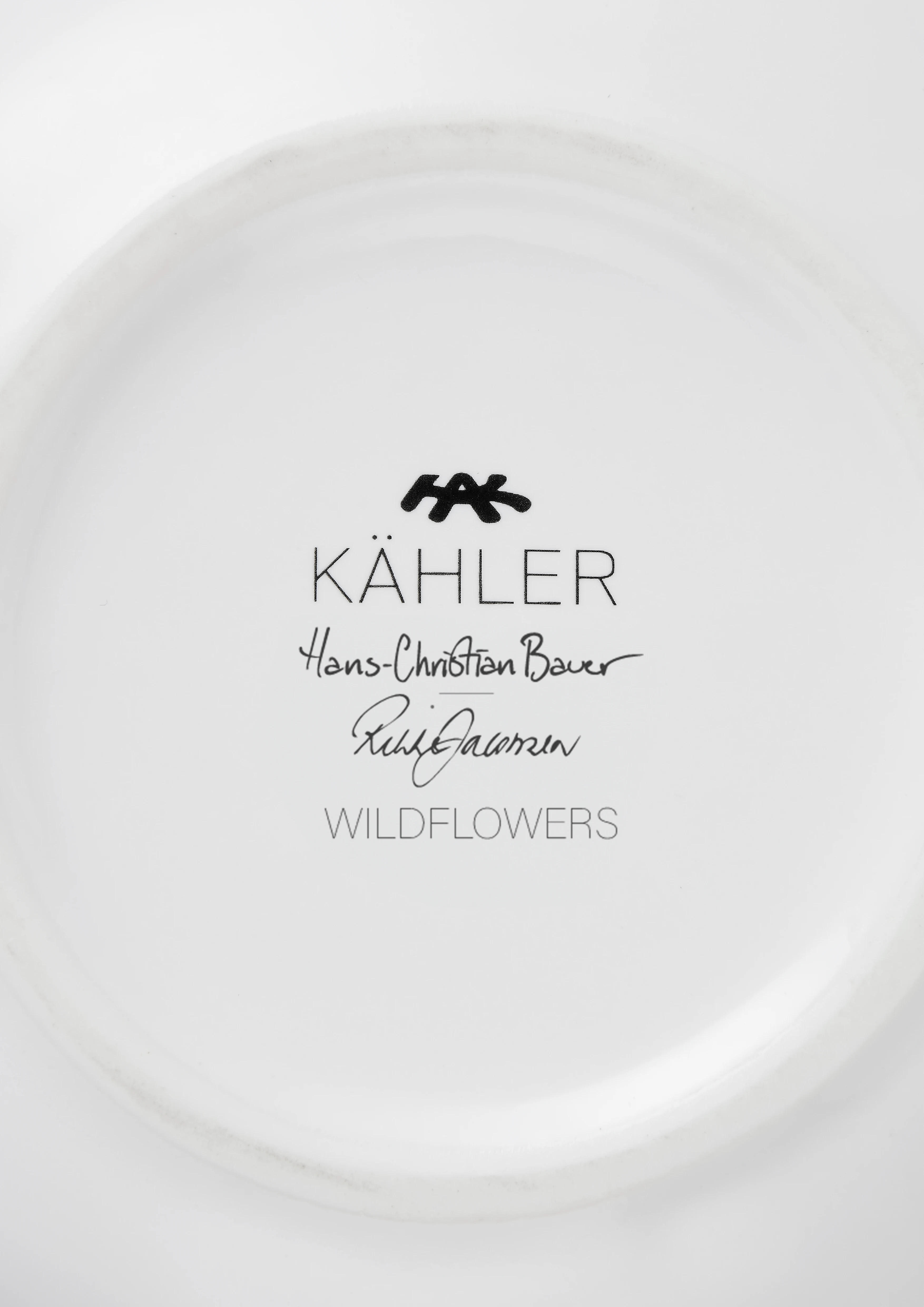 Vase H21 cm from Kähler  in Wild flowers color, made of Ceramics