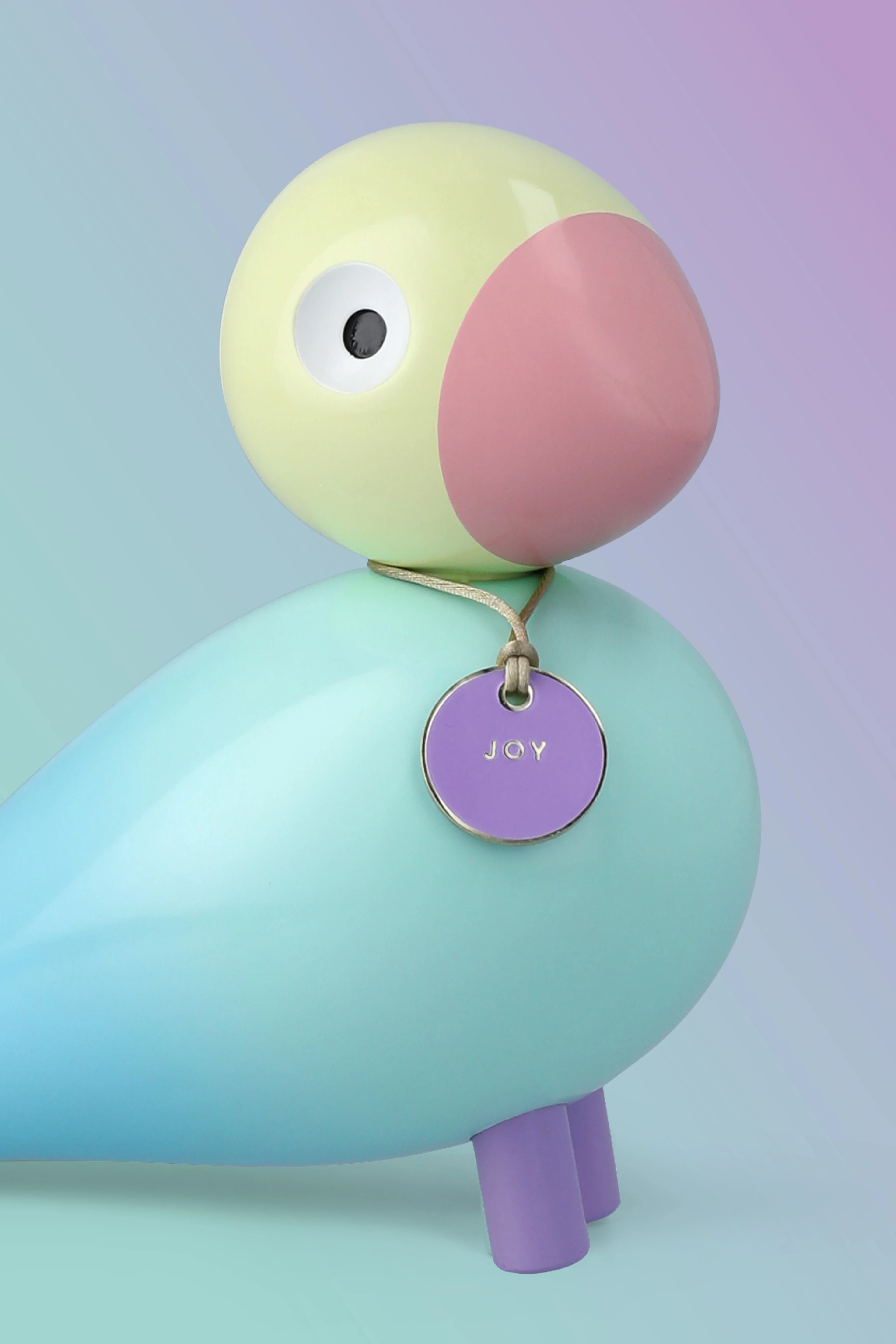 Glæde Story Bird H15.5 cm fra Kay Bojesen i farven Aqua, lavet af Træ