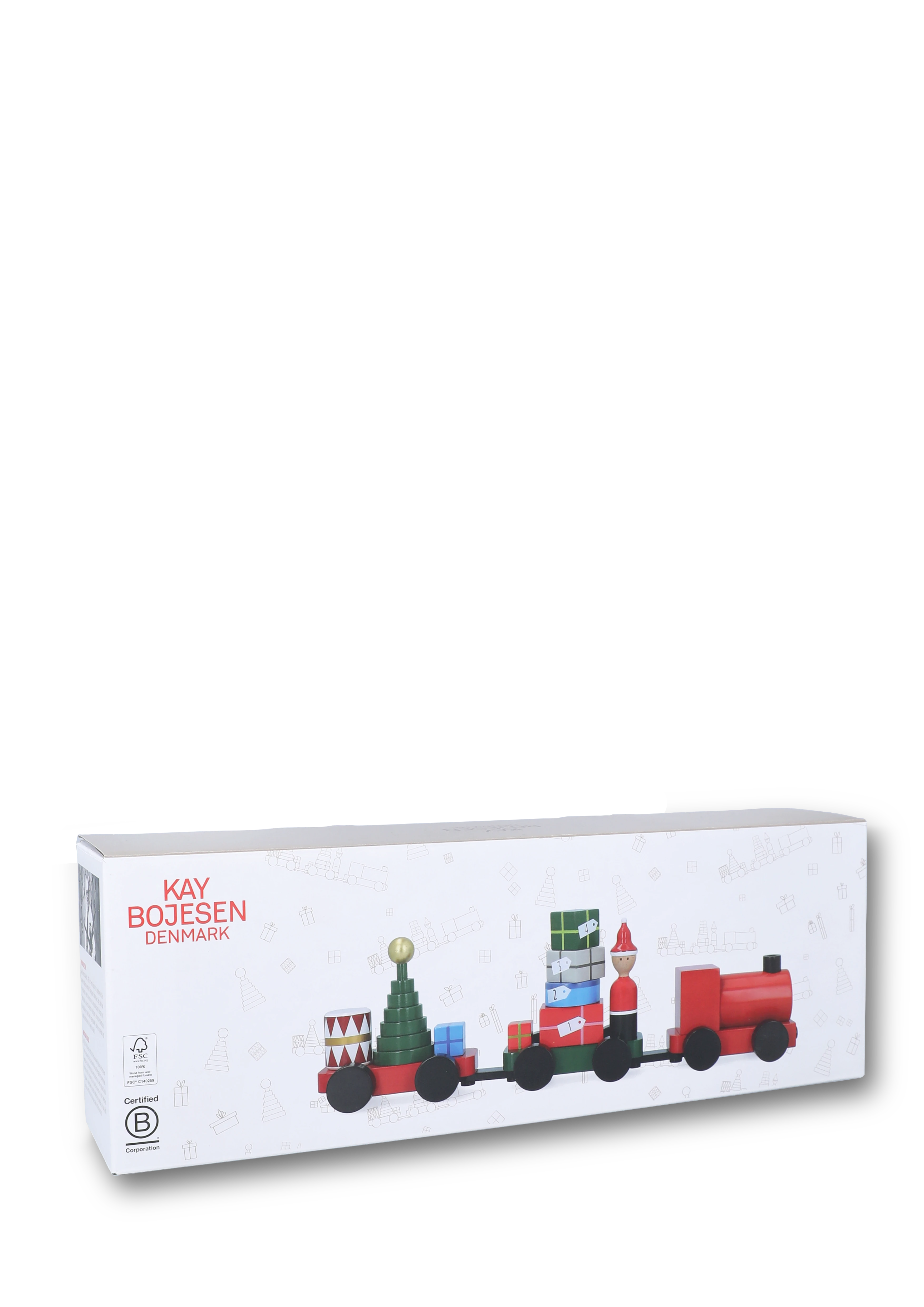 Kay Bojesen Christmas Train from Kay Bojesen in Red color, made of Wood